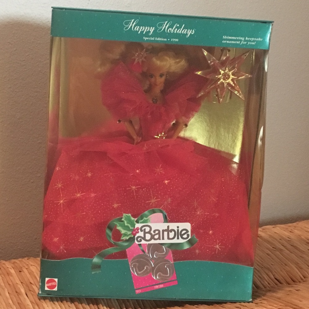 Happy Holidays Barbie 1990